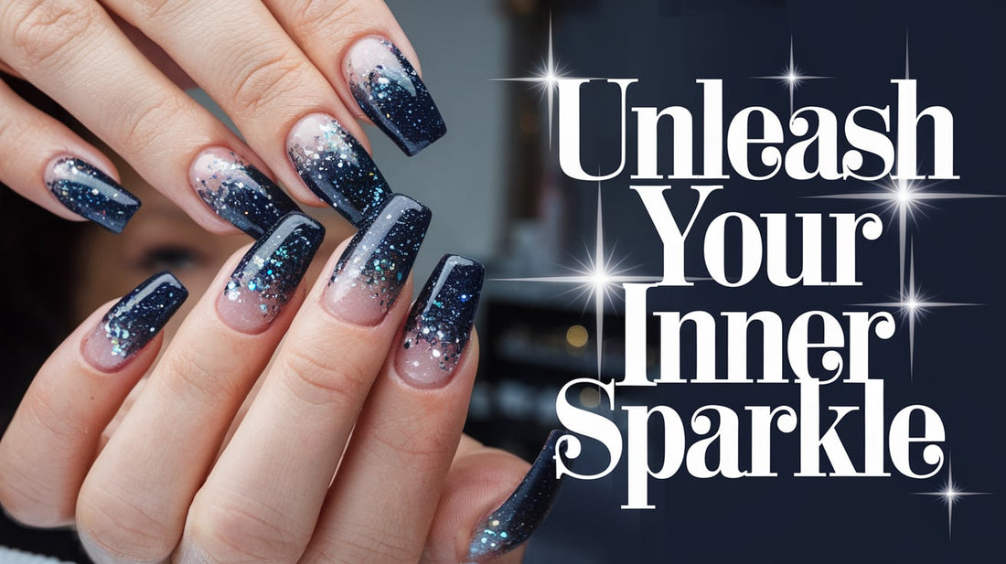 ✨ Unleash Your Inner Sparkle: Sparkling Blue Cat Eye Press-On Nails – Glamour Made Easy!