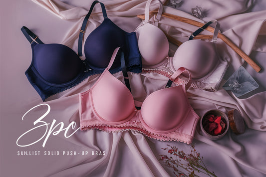 2024 Everyday Comfort: Experience All-Day Support with Our Simple Solid Push Up Bras