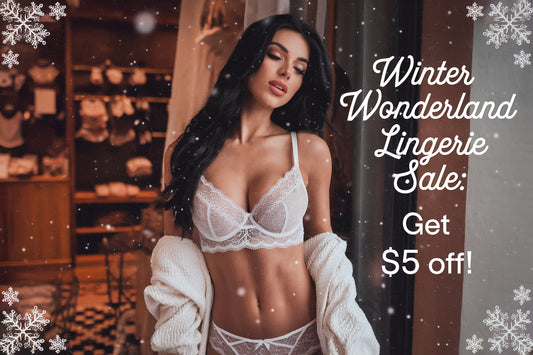 ❄️IRENE'S SECRET Mega Sale:  Winter Wonderland Lingerie Sale: Get $5 Off!