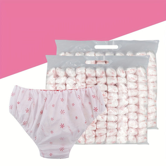 10pcs/Set Disposable Cotton Underwear Travel Postpartum Briefs Non-woven Disposable Underwear