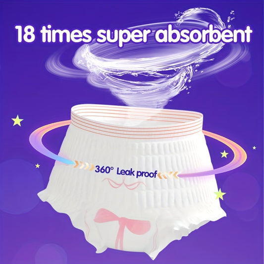 3pcs Incontinence Underwears: Breathable Extra Absorbency Adult Diapers for Leak Protection in Maternity & Menstruation