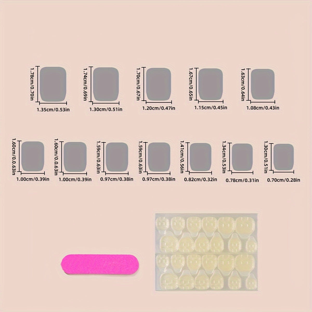 24pcs Glamour Square Press On Nails - Stylish Short Square Shape, Dazzling Gloss Glitter Finish, Full Cover Design for Women and Girls - Complete with Nail File and Jelly Glue for Easy Application