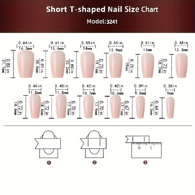 24Pcs Christmas Press on Nails Set - Short Ballet Fake Nails with Red & White Stripe, Glitter, and Holiday Elements - Glossy Finish for Women