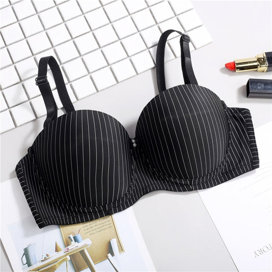 Big size Sexy women Push Up bra Underwear Female Bra Small Chest Gathered chest lovely Bra thin half cup lady bra 32 34 36 38