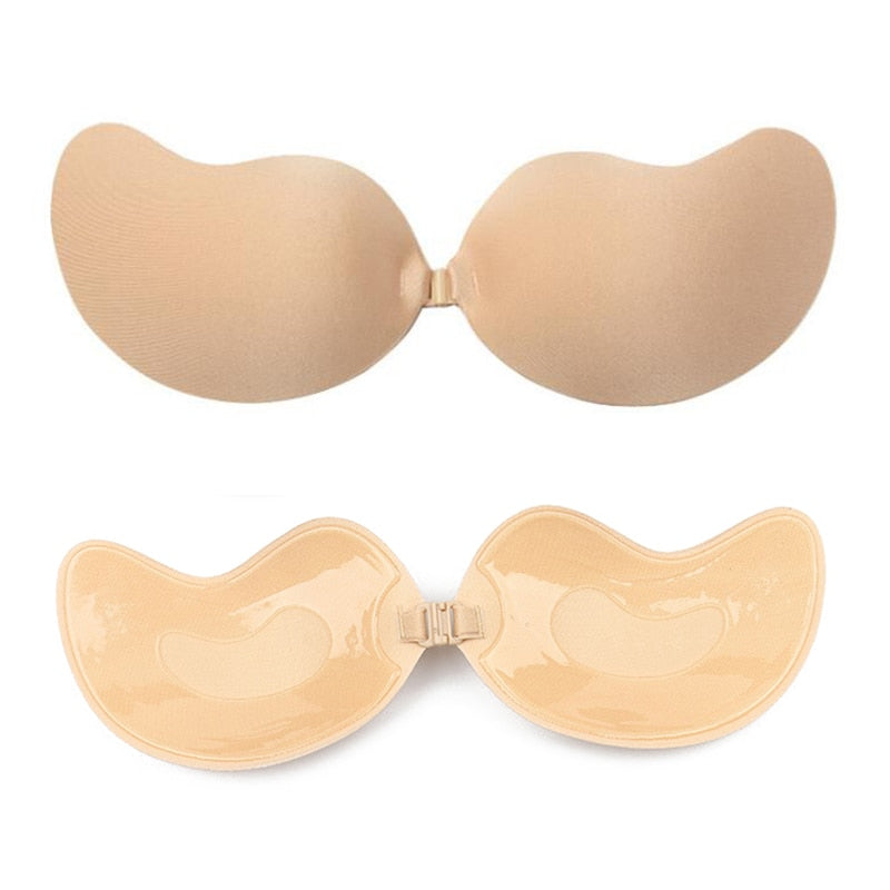2024 Mango Silicone Chest Stickers Lift Up Nude Bra Self Adhesive Bra Nude Invisible Cover Bra Pad Sexy Strapless Breast Petals