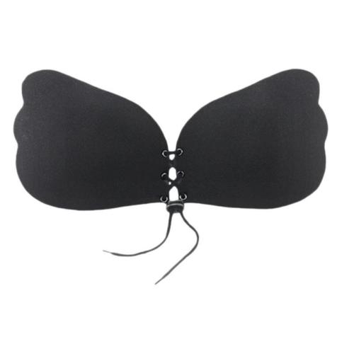 Women Self Adhesive Strapless Bandage Backless Solid Bra Stick Gel Silicone Push Up Underwear Invisible Bra Bust Braces Support