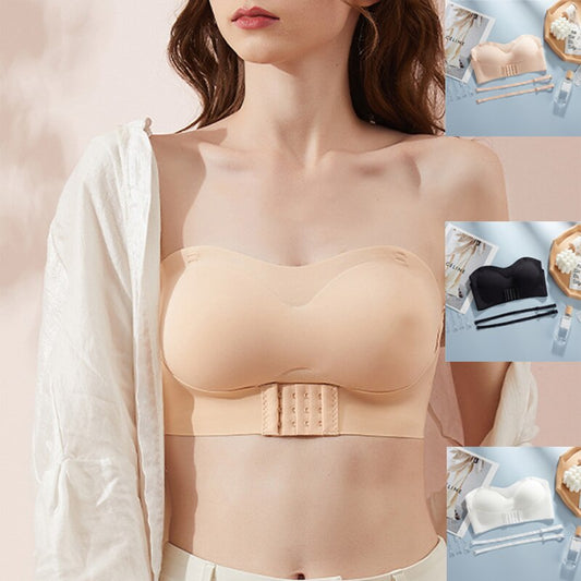 Womens Strapless Bra Comfirtable Tube Tops Seamless Breathable Wireless Top Sexy Bralette Wedding Brassiere Push Up Bras