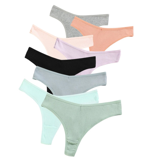 Women's Cotton Panties Sexy V Waist Underwear M-XXL Size Briefs Female Solid Color Comfortable Underpants Girls Lingerie