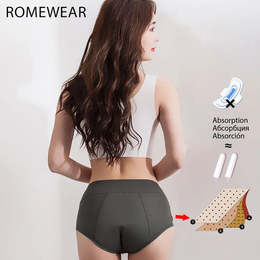Experience Comfort and Confidence with 1-7 PCS Bamboo Cotton Menstrual Panties