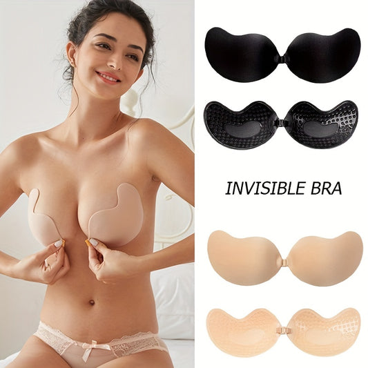 Invisible Stick-On Lift Bra, Strapless & Seamless Push Up Self-Adhesive Bra, Soft & Supportive, Women's Lingerie & Underwear